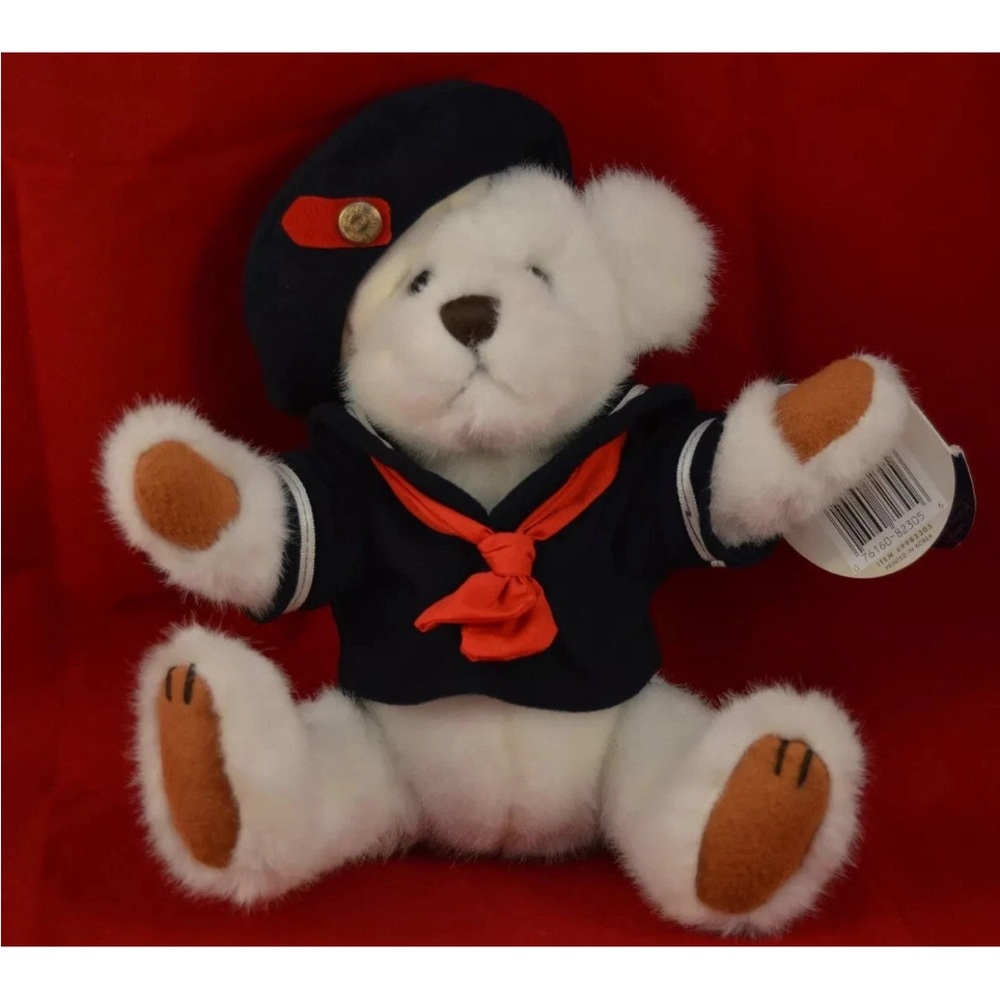 Taylor Brass Button Bear Collection Plush, Fully Jointed, 1996 Toy NWT, Pickford